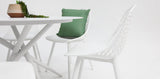 Persia Round 7pc Dining Setting - White