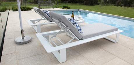 Hayman 3pc Sunlounge Setting - White