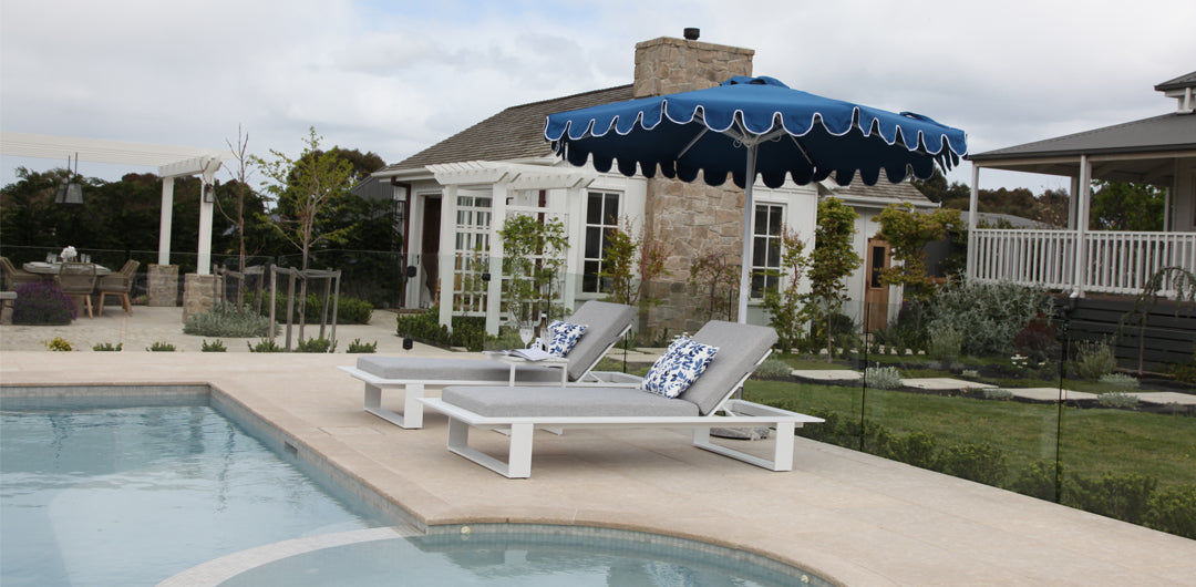 Hayman 3pc Sunlounge Setting - White