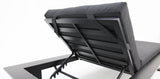 Hayman 3pc Sunlounge Setting - Black