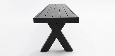 Ravenne 220cm Bench - Black