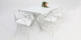 Ravenne Fantail 9pc Dining Setting - White