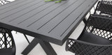 Ravenne Java 9pc Dining Setting - Black