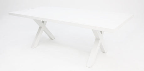 Ravenne Fantail 9pc Dining Setting - White