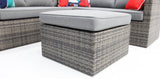 Remi Corner Sofa Set - Grey
