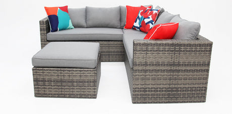 Remi Corner Sofa Set - Grey