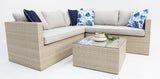 Remi Corner Sofa Set - White