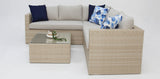 Remi Corner Sofa Set - White