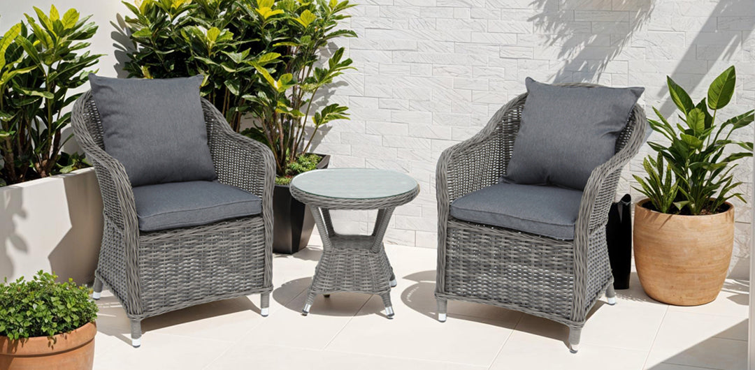 Sable 3pc Balcony Set - Grey Storm