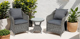 Sable 3pc Balcony Set - Grey Storm