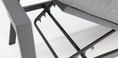 San Antonio Corner Lounge Setting - Gunmetal