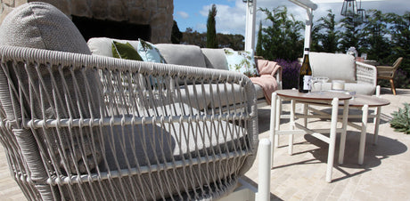 Tallulah 5pc Lounge Setting - Cream