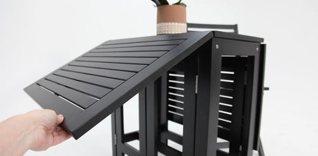 Tea 3pc Balcony Setting - Black