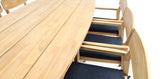 Weston 9pc Teak Dining Setting