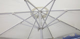 Billy Fresh 3m Whitehaven Aluminium Umbrella - Cream with White Trim