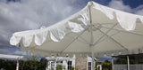 Billy Fresh 3m Whitehaven Aluminium Umbrella - Cream with White Trim