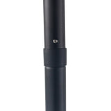 Billy Fresh 3m Midnight Aluminium Umbrella - Black with White Trim