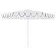 Billy Fresh 3m Palermo Aluminium Umbrella - White with Black Trim