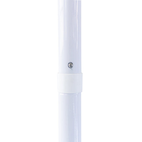 Billy Fresh 3m Palermo Aluminium Umbrella - White with Black Trim