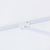 Billy Fresh 3m Palermo Aluminium Umbrella - White with Black Trim
