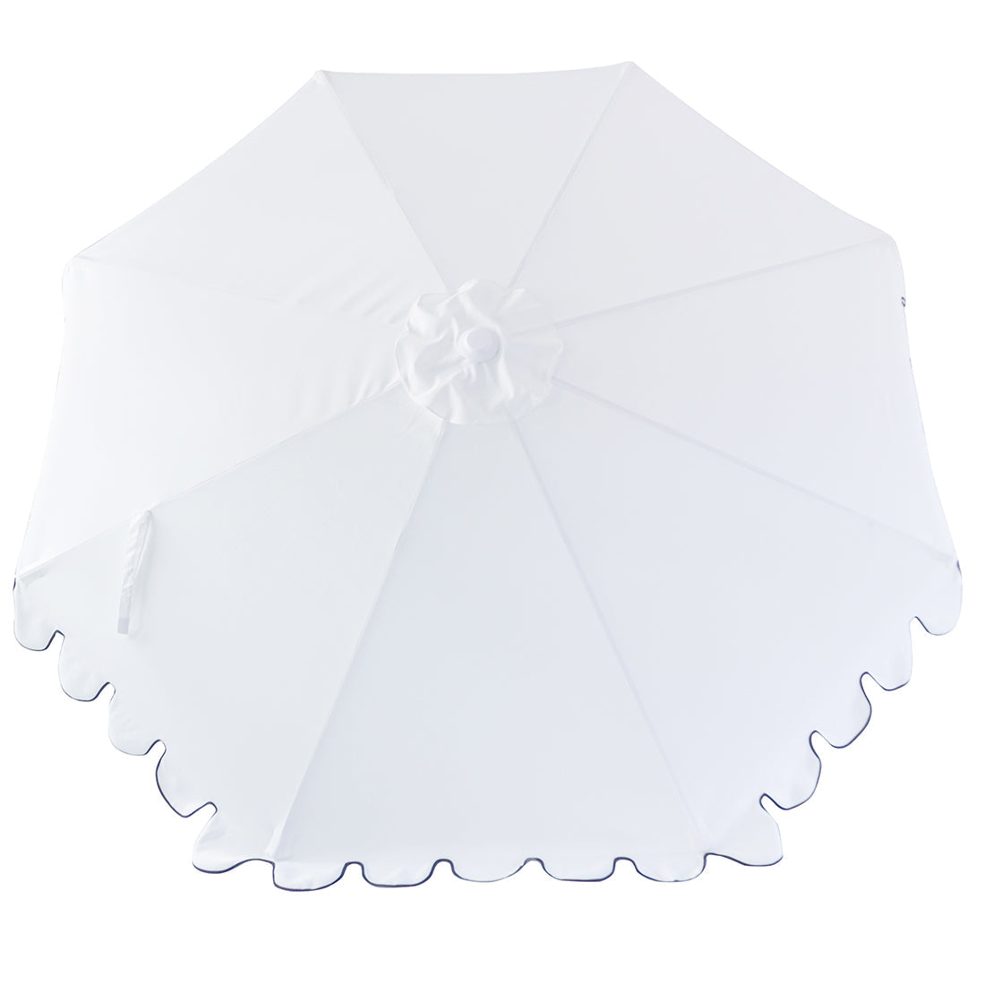 Billy Fresh 3m Palermo Aluminium Umbrella - White with Black Trim