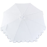 Billy Fresh 3m Palermo Aluminium Umbrella - White with Black Trim