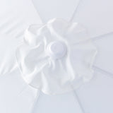 Billy Fresh 3m Palermo Aluminium Umbrella - White with Black Trim