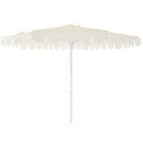Billy Fresh 3m Whitehaven Aluminium Umbrella - Cream with White Trim