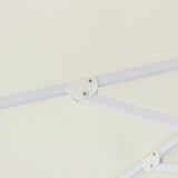 Billy Fresh 3m Whitehaven Aluminium Umbrella - Cream with White Trim