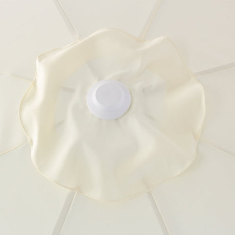 Billy Fresh 3m Whitehaven Aluminium Umbrella - Cream with White Trim