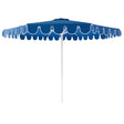 Billy Fresh 3m Nautical Aluminium Umbrella - Blue with White Trim