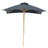 Billy Fresh 2m Bamboo Umbrella - Solid Black