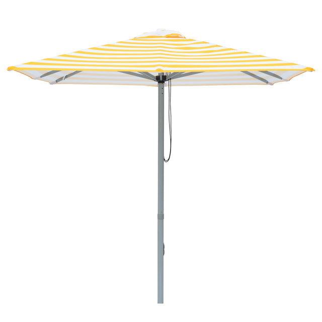 Billy Fresh 2m Aluminium Capri Umbrella - Yellow