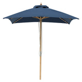Billy Fresh 2m Bamboo Umbrella - Solid Navy
