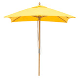Billy Fresh 2m Bamboo Umbrella - Solid Yellow