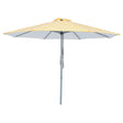 Billy Fresh 3m Aluminium Capri Umbrella - Yellow