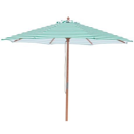 Billy Fresh 3m Daintree White Umbrella - Green