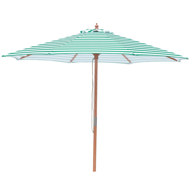 Billy Fresh 3m Daintree White Umbrella - Green