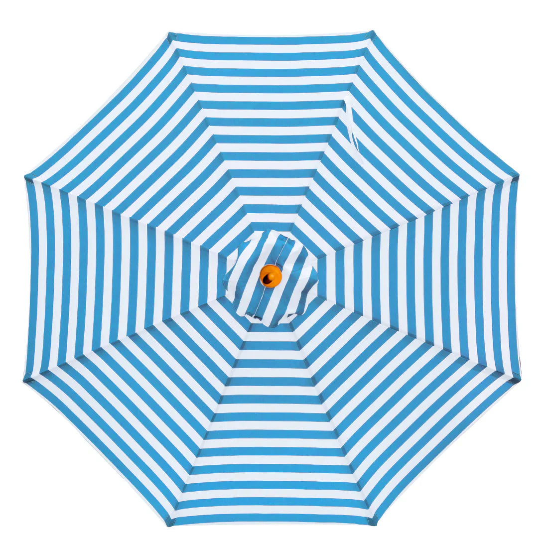 Replacement Canopy for 3m Aluminium Umbrella - Blue and White Stripe