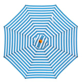 Replacement Canopy for 3m Aluminium Umbrella - Blue and White Stripe