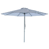 Billy Fresh 3m Aluminium Montblanc Umbrella - Black