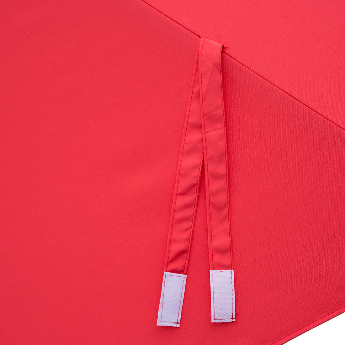 Billy Fresh 3m Bamboo Umbrella - Solid Red