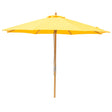 Billy Fresh 3m Bamboo Umbrella - Solid Yellow