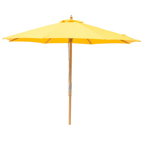 Billy Fresh 3m Bamboo Umbrella - Solid Yellow