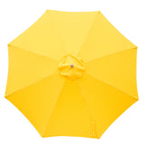 Billy Fresh 3m Bamboo Umbrella - Solid Yellow