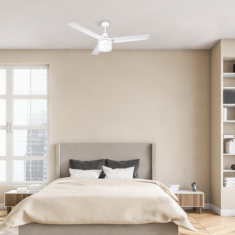 Aeroflow Skyster 122cm 48inch AC Ceiling Fan with Light - White