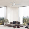 Aeroflow Winglide 132cm 52inch AC Ceiling Fan with LED - White