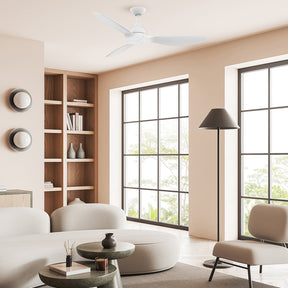Aeroflow Elevind 132cm 52inch DC Ceiling Fan - White