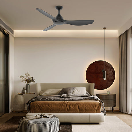 Aeroflow Skywave 132cm 52inch DC Ceiling Fan - Black