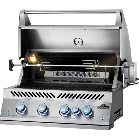 Napoleon Built in 700 Series LPG 32" with Rear Burner + Lights - BIG32RBIPSS-1-AU